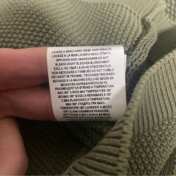 Gran Sasso Military Style Zipper Cardigan - Picture 7 of 7